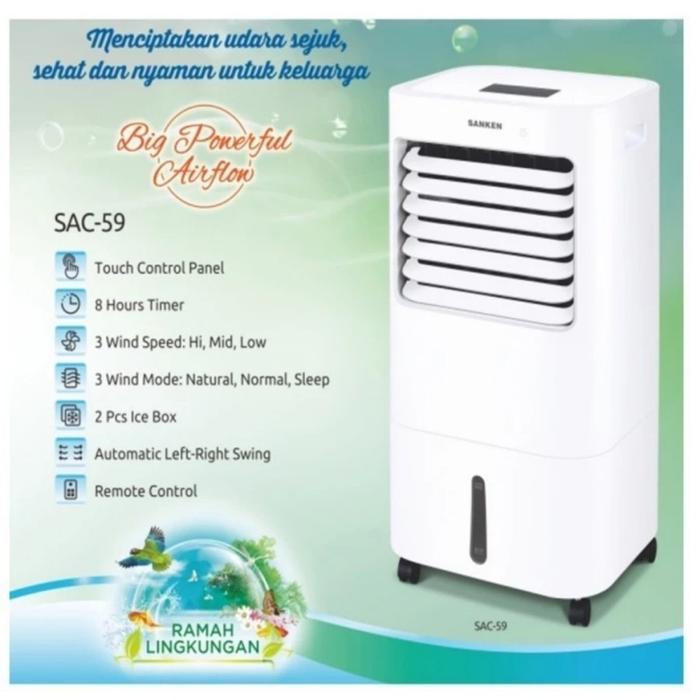 Gambar Air Cooler Sanken SAC-59 (15L) dari Semeru Elektronik Solo Kota Surakarta Tokopedia