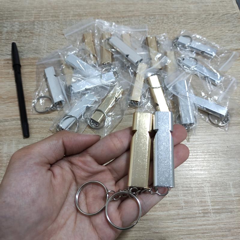 Gantungan Kunci Peluit Survival Outdoor Emergency Whistle Keychain 2