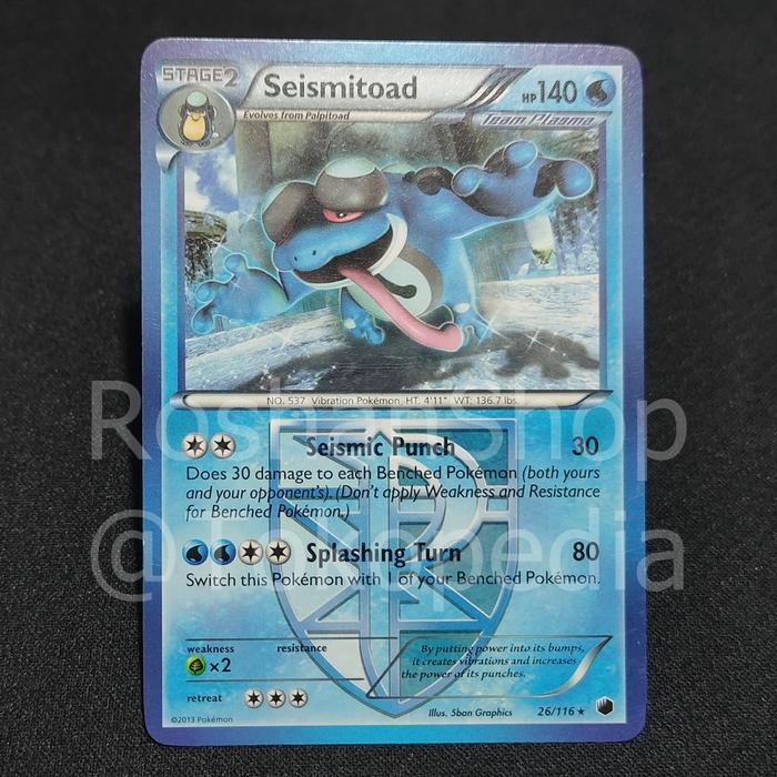Jual SEISMITOAD 2 RARE NON HOLO Kartu Pokemon Cards Original - Kota Administrasi Jakarta Pusat - Roshanshop@tokopedia | Tokopedia Jual SEISMITOAD 2 RARE NON HOLO Kartu Pokemon Cards Original - Kota Administrasi Jakarta Pusat - Roshanshop@tokopedia | Tokopedia