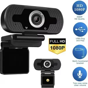 Webcam Microphone 1080 Full HD Wide Angle Untuk Laptop Komputer