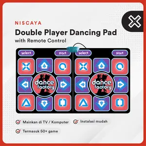 Niscaya Dancing Pad for 2 people Non Slip - Karpet Step Dance Mat DDR