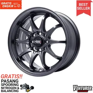 Velg HSR Ring 15 Hiroshima Untuk Mobil Agya, Avanza Xenia Vios Dll.