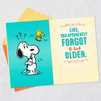 Gambar GREETING CARD- HALLMARK- PEANUTS- SNOOPY- FORGETFULL- FUNNY- BIRTHDAY dari Hallmark Cards Indonesia Kota Administrasi Jakarta Utara 2 Tokopedia