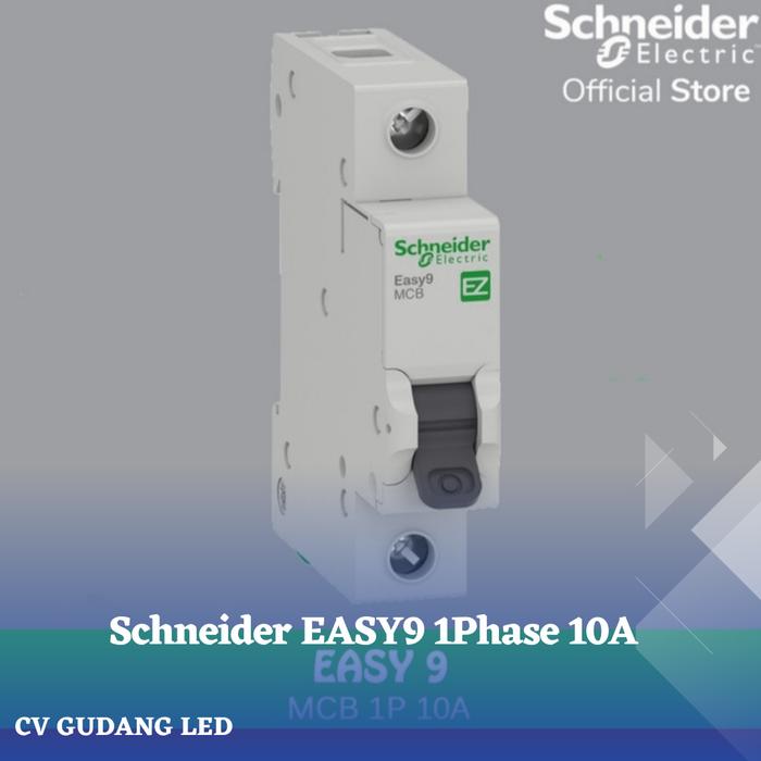 Jual MCB 10A SCHNEIDER EASY9 1Phase EZ9F54110 - Kab. Sleman - CV GUDANG ...