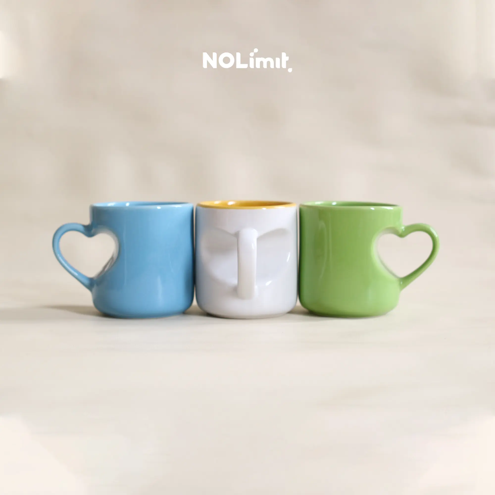 Mug Unik Mug Keramik Mug Love Turkish Blue for Souvenir Kado Koleksi