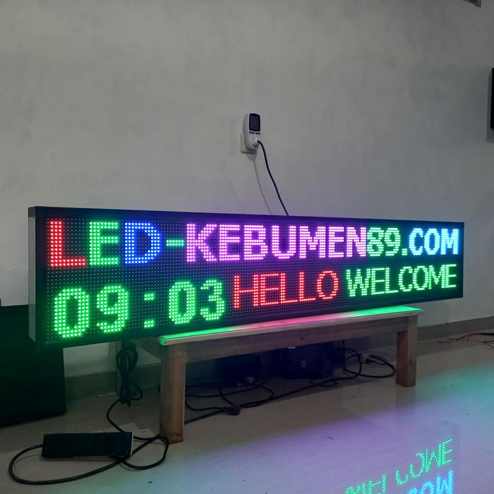 Jual Running text full color RGB 200 x 40cm Outdoor - LED 3535 SMD ...