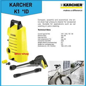 Karcher K1/ K 1 Murah | High Pressure Cleaners | Mesin Cuci Mobil