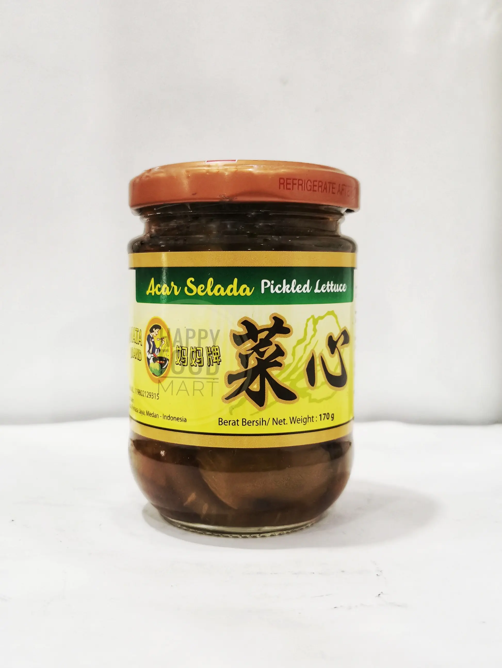 MAMATA ACAR SELADA 170G/CHAI SIM/CAI SIM/PICKLED LETTUCE