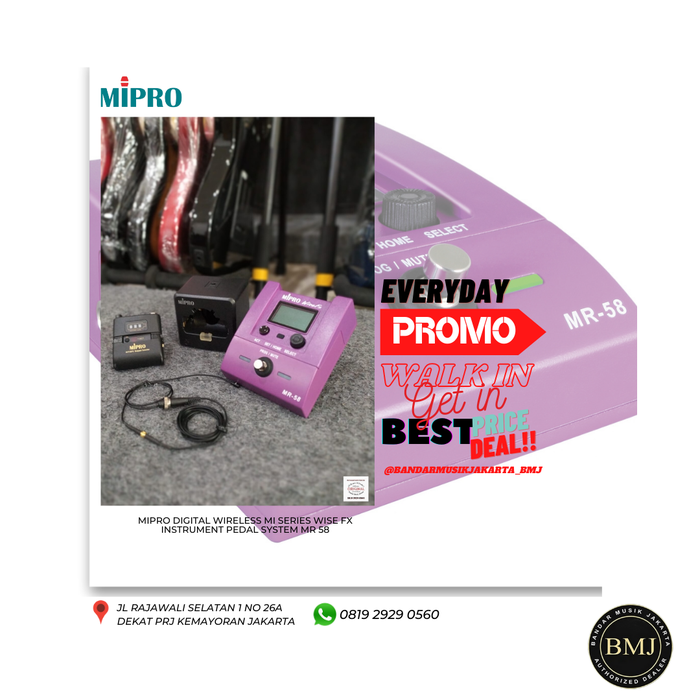 Gambar MIPRO MR-58VL VIOLIN/VIOLA SET BMJ dari Bandar Musik Jakarta BMJ Kota Administrasi Jakarta Pusat Tokopedia