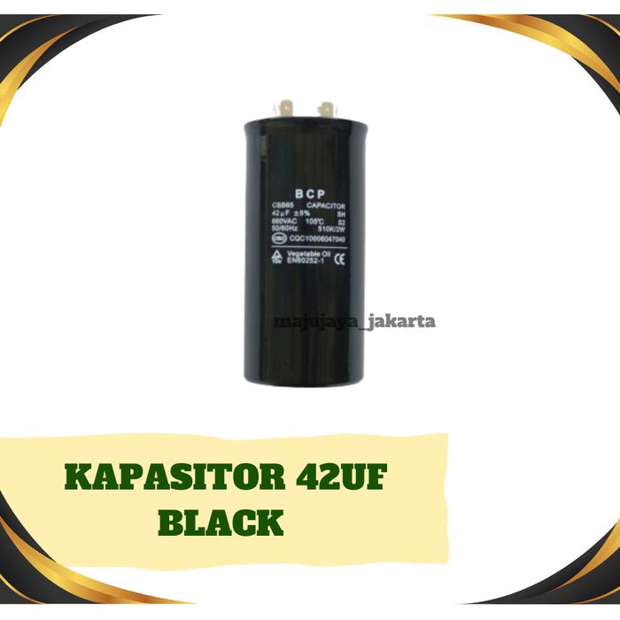 Gambar Kapasitor 42UF Black dari Maju jaya jakarta2 Kota Administrasi Jakarta Barat Tokopedia