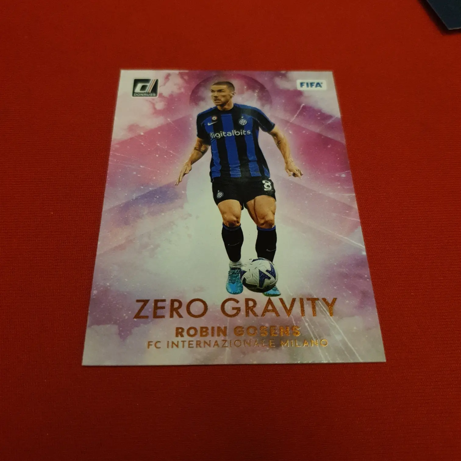 Kartu bola inter robin gosens zero gravity panini donruss 2023