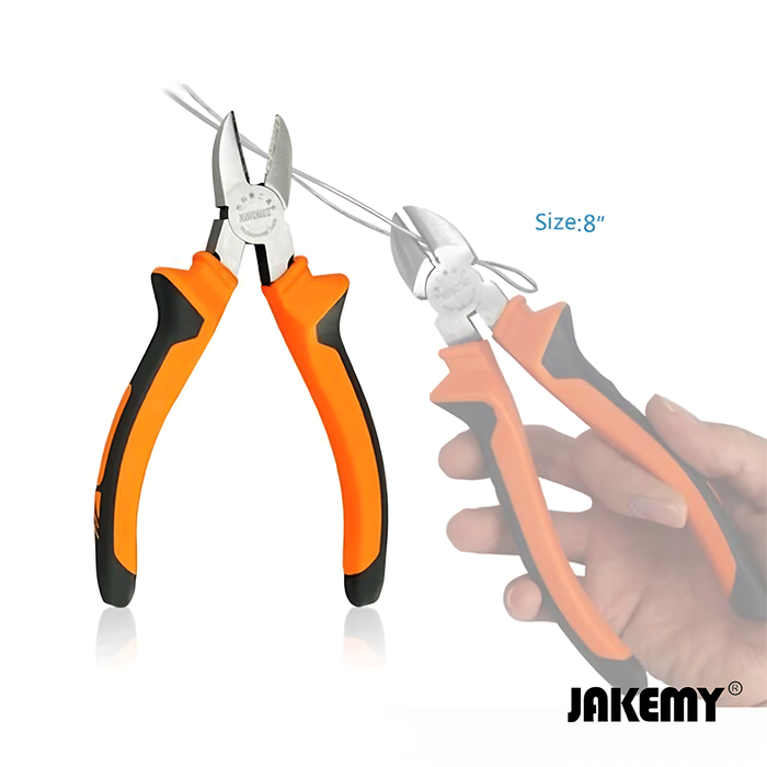 Gambar Jakemy JM-CT1-5 8 Inch Hardware Tool Non-Slip Diagonal Plier dari House Sparepart Kab. Tangerang Tokopedia