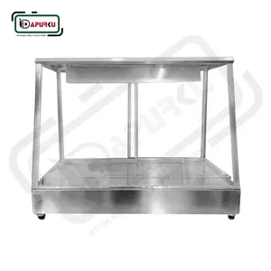 Etalase Penghangat Showcase Fried Chicken SS304 80cm Food Grade