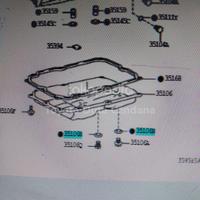 Gambar Oring pengisin dan gasket ring pembuangan trans matic innova reborn - pengisian dari toyota duta cendana Kab. Cianjur 2 Tokopedia