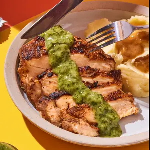 Jl - House Rub Chicken with Aji Verde Sauce Diet Friendly