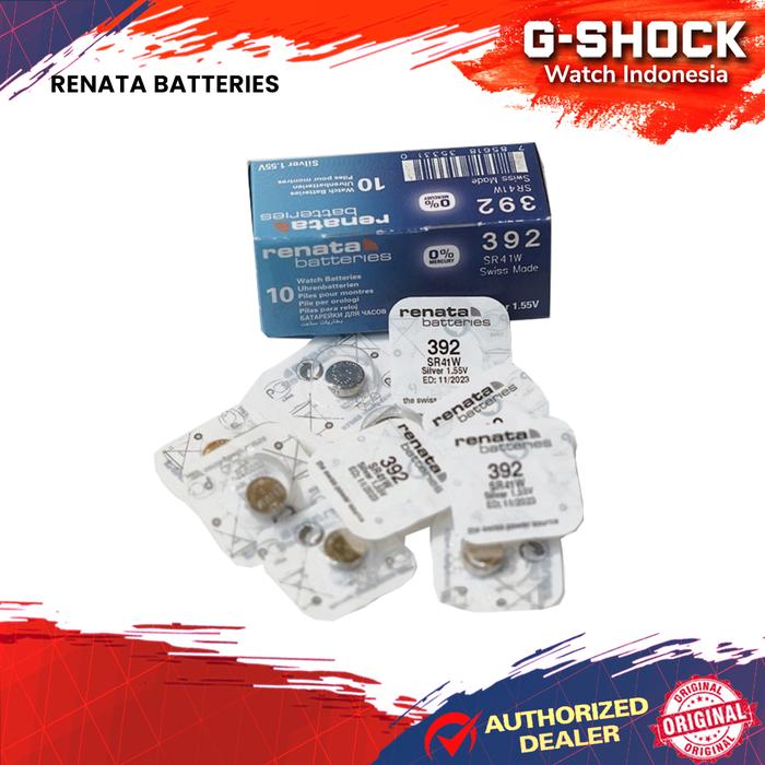 Gambar Baterai Renata 392 Battery Batre Jam Tangan SR41W SR 41 W Original dari G-Shock Watch Indonesia Kota Bandung Tokopedia