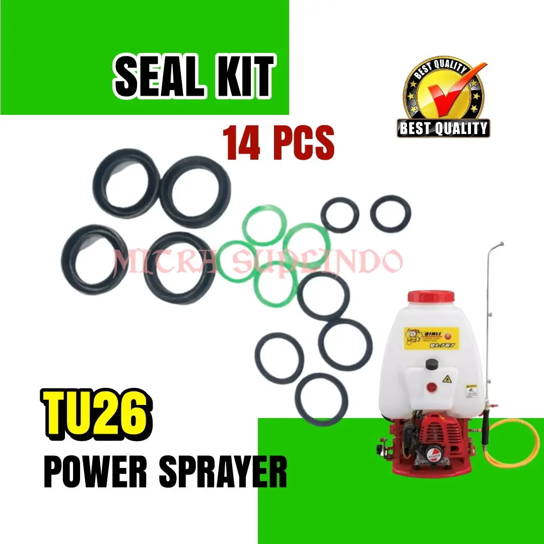 TU26 Seal kit/Oring set isi 14 Pcs mesin sprayer hama