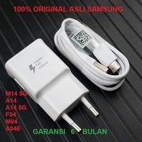 Gambar Charger Samsung M14 5G A14 F04 M04 A04e Fast Charging Original 100% - Putih dari Ori aksesoris 1 Kota Administrasi Jakarta Pusat 1 Tokopedia