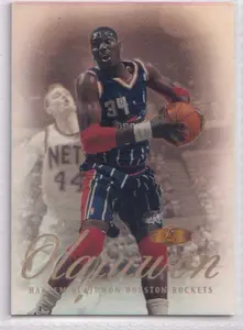 1999-00 Flair Showcase #17 Hakeem Olajuwon