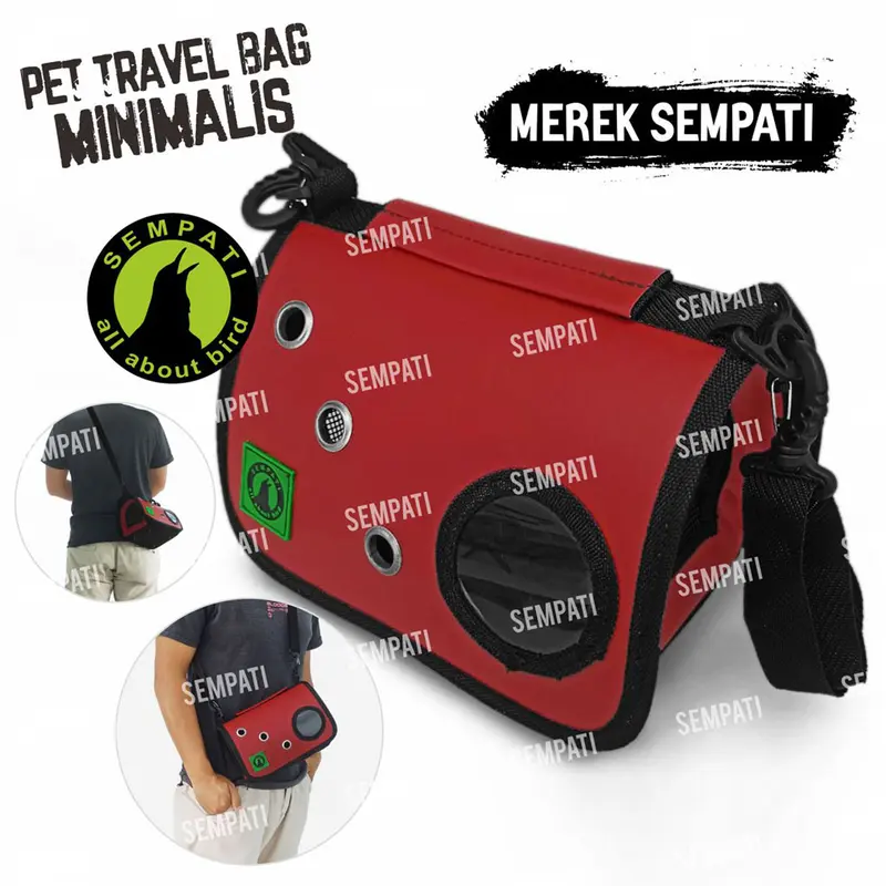 SEMPATI GROSIR Tas Untulan Burung Hamster Gecko Reptil Minimalis 10pcs 4