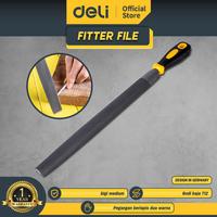 Gambar Deli Fitter File / Alat Kikir Besi Setengah Bulat 6" Perkakas DL66106 dari Deli Tools Official Kab. Tangerang 1 Tokopedia