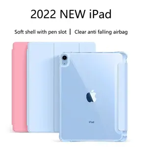 Flip Soft Case Clear for iPad Gen 10 / A16 11 2025 Casing Cover Tablet 10th 10,9 10.9" 11th