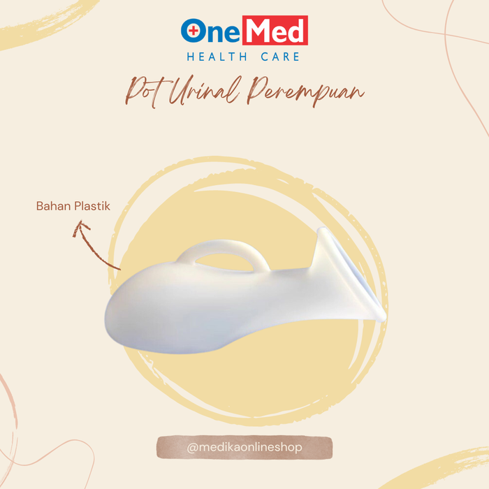 Gambar Pot Urinal Perempuan/ Pispot Urin Perempuan - OneMed dari Medika Onlineshop Kota Medan Tokopedia