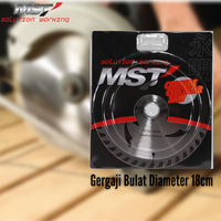 Gambar MST Mata Potong Gergaji Kayu TCT 180mm CIRCURAL SAW 7"x80T dari MST TOOLS Kota Administrasi Jakarta Barat 3 Tokopedia