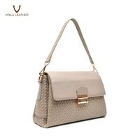 Gambar Tas Fashion Satchel Wanita Anyaman Kulit Asli Voila Gemima Nude dari Voila Leather Kota Administrasi Jakarta Pusat 3 Tokopedia
