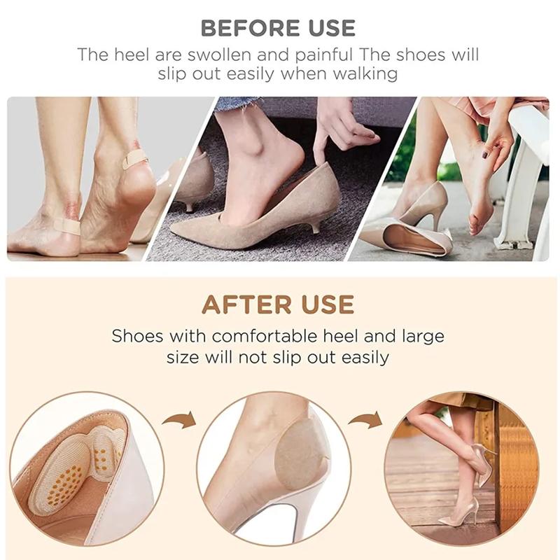 SEPASANG INSOLE SEPATU KEBESARAN SOL SEPATU ANTI TUMIT LECET INSOLE 5