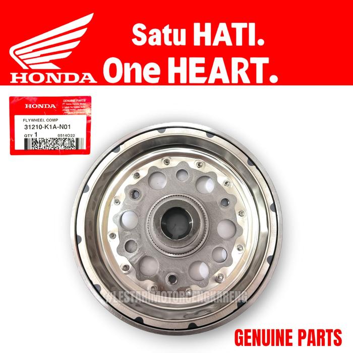 Gambar FLYWHEEL MAGNET BEAT LED BEAT DELUXE 2020 2022 31210-K1A-N01 ORI AHM dari Lestari Motor 2 Kota Administrasi Jakarta Barat Tokopedia