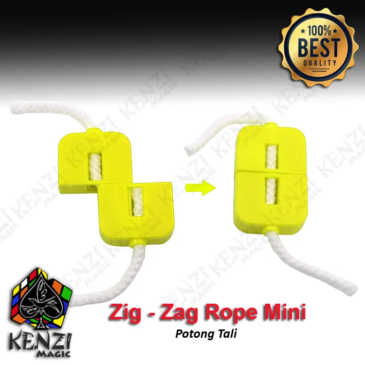 Zig Zag Rope ukuran Mini - Alat Sulap Tali - Zigzag Rope