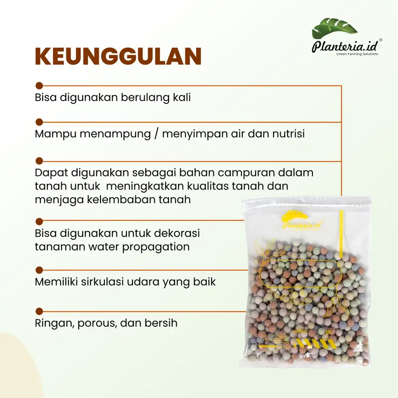 HYDROTON WARNA WARNI Organik Tanah Tanaman Tumbuhan 1