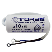 Gambar TORA Kapasitor Bulat 10 Mikro Farad - Round Capasitor Motor Run dari Tora Official Shop Kab. Bandung 2 Tokopedia