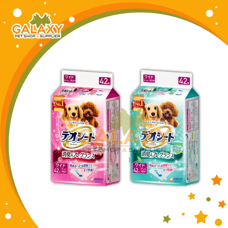 Deo Sheet Anjing Regular Size Floral 42 Pcs - Pad Underpad