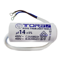 Gambar TORA Kapasitor Bulat 14 Mikro Farad - Round Capasitor Motor Run dari Tora Official Shop Kab. Bandung 2 Tokopedia