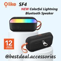 Gambar Olike SF4 Colorful LED Portable Wireless Bluetooth Speaker TWS Mode - Hitam dari bestdeal_NEW Kota Administrasi Jakarta Pusat 1 Tokopedia