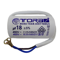 Gambar TORA Kapasitor Bulat 18 Mikro Farad - Round Capasitor Motor Run dari Tora Official Shop Kab. Bandung 2 Tokopedia