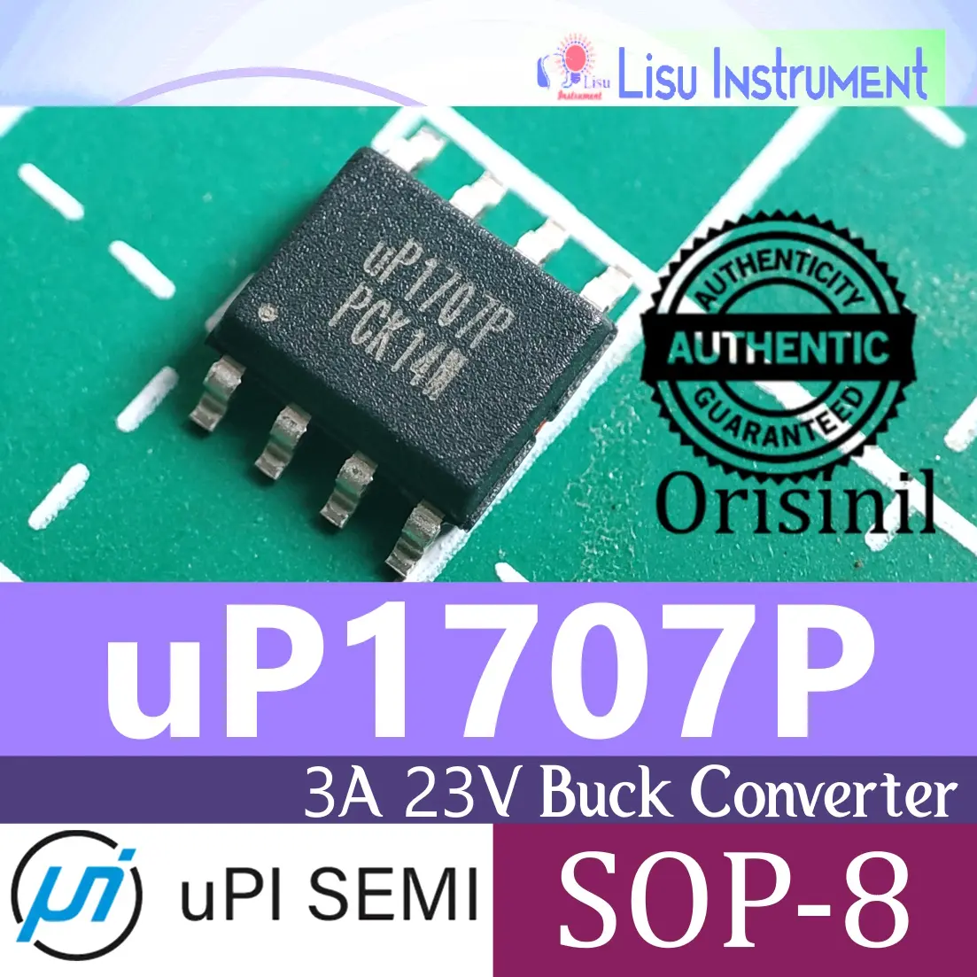 UP1707P UP1707PSW8 UP1707 SOP8 High-Efficiency Synchronous-Rectified