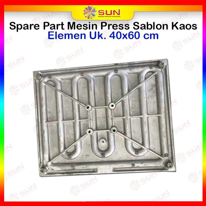 Gambar Elemen Mesin Press Sablon Kaos / Heating Pad T-Shirt Heat Press - BottomPlate3838 dari Sun Indonesia Kota Surabaya 3 Tokopedia