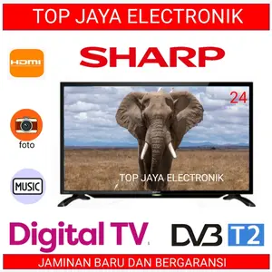 TV DIGITAL SHARP 24 INCH/LED TV SHARP 24 INCH/SHARP DIGITAL TV 24 INCH