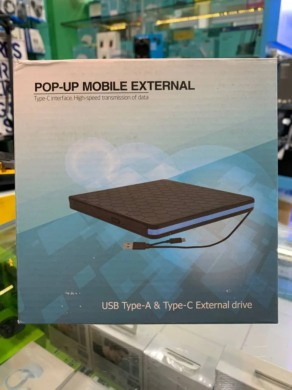 M-Tech  External DVD RW Type C USB 3.0 DVD Eksternal Type C
