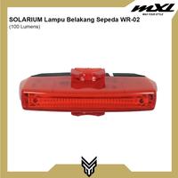 Gambar SOLARIUM Lampu Belakang Sepeda WR02 Bicycle Rear Lamp Waterproof dari MXL Sports Indonesia Kota Administrasi Jakarta Selatan 1 Tokopedia