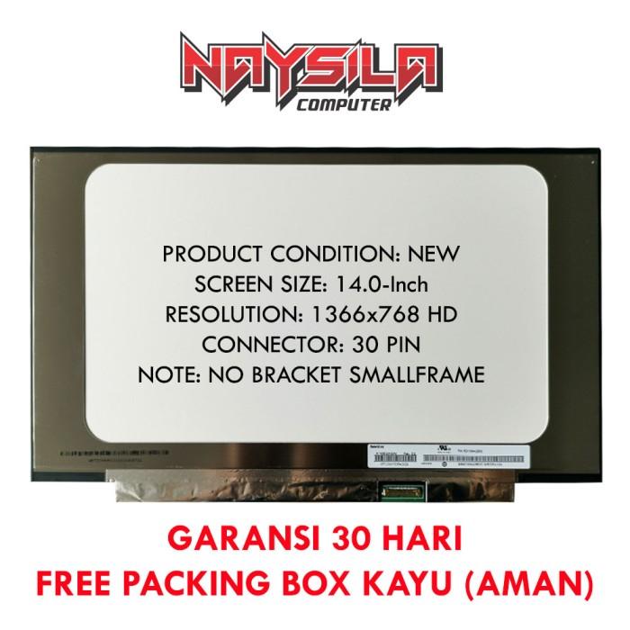 thumbnail image 2 of 14-inch HD Matte LED LCD Screen Display – B140XTN07.4 / N140BGE-E54 30-pin 1366x768 2 of 5