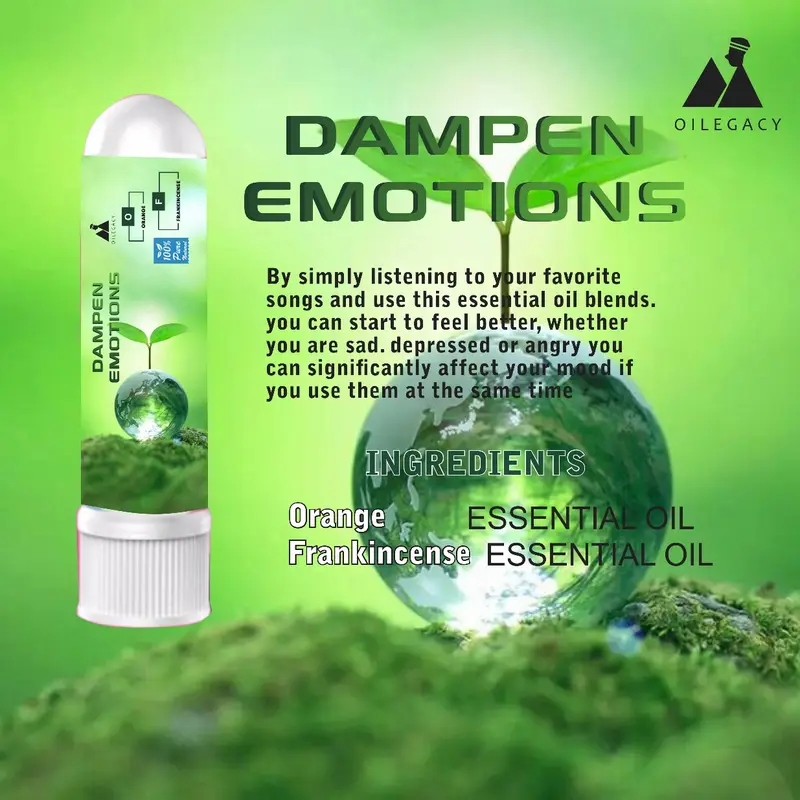 INHALER MEREDAMKAN EMOSI | FRANKINCENSE | SWEET ORANGE | KALEM TENANG 0