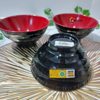 Gambar Mangkok Melamin Ulir Datar 5 inch Japanese Style Golden Dragon W05A4 dari Hommi.Mart Kota Bandung 3 Tokopedia