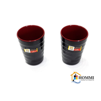 Gambar Gelas Melamin Ulir Datar 4,5 inch Japanese Style Golden Dragon B03A1 dari Hommi.Mart Kota Bandung 2 Tokopedia