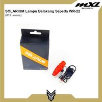 Gambar SOLARIUM Lampu Belakang Sepeda WR22 Bicycle Rear Lamp Taillight Waterp dari MXL Sports Indonesia Kota Administrasi Jakarta Selatan 3 Tokopedia