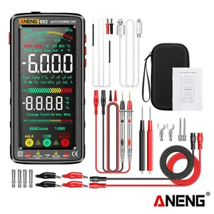 (Paket A) Aneng 682 Pro Digital Multimeter Tester Listrik Rechargeable Ohm Diode