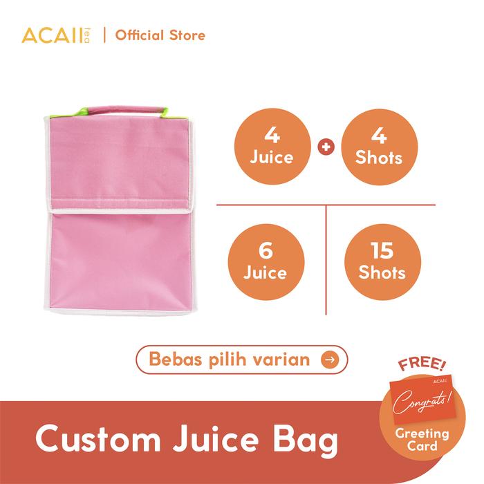 Gambar Acaii Tea Custom Juice Bag Hampers - 15 Shot - 15 Shot dari Acaii Tea Official Shop Kota Administrasi Jakarta Barat Tokopedia